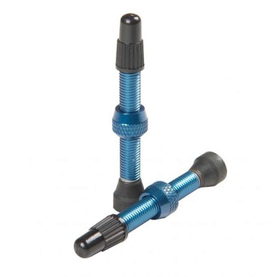 Stans No Tubes Tubeless Valve Presta  44mm -  Blue - Pair AS0180