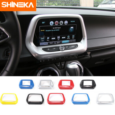  7 or 8 inch navigation Screen GPS Panel Trim Cover frame for Chevy Camaro 2017+