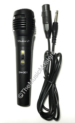Handheld Karaoke DJ Vocal Dynamic Microphone Mic On/Off Switch XLR to 1 ...