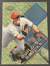 1999 METAL UNIVERSE SKYBOX # 251 BUILDING BLOCKS MIKE FRANK BASEBALL CARD