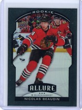 2020-21 UD Allure Nicolas Beaudin RC Rookie Black Rainbow - Chicago Blackhawks