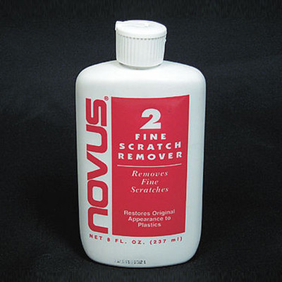 Novus 2-8 Ounce Bottle Plastic Polish Fine Scratch Remover Repair Cleaner 8 oz