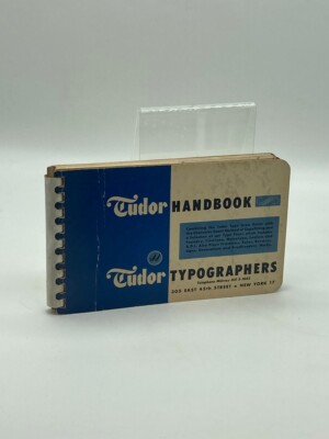 Tudor Handbook of Copyfitting Type Faces (Font Book) | eBay