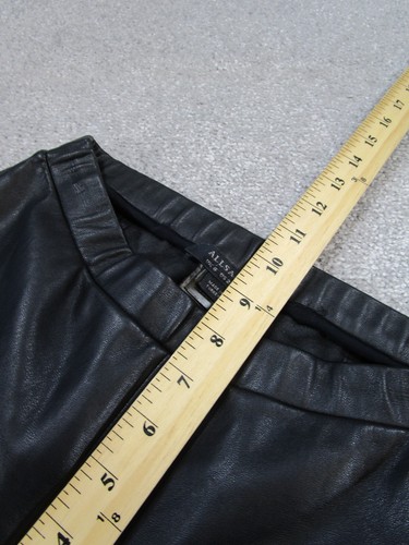 Allsaints Leggings Womens 2 Black Faux Leather *Read - Picture 5 of 11