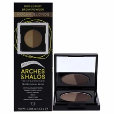 Duo Luxury Brow Powder - Mocha Blonde by Arches and Halos Women - 0.088 Eyebrow
