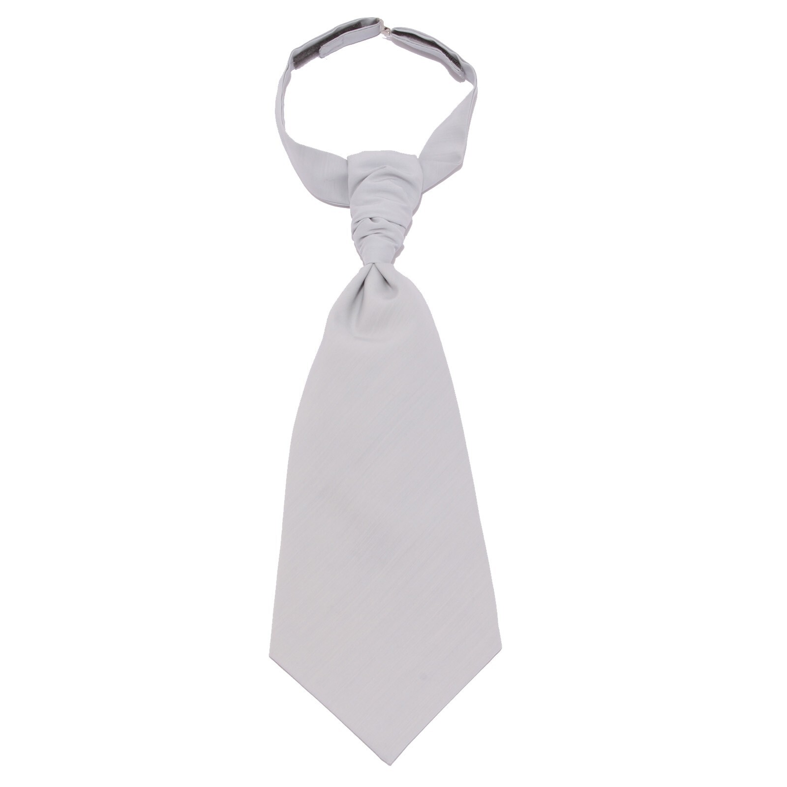 9274W мужской галстук uomo nodo fisso MESSORI из серебристой полушерстяной ткани с фиксированным узлом