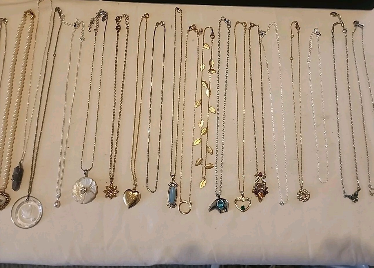 Designer Pendant Necklace Lot-Monet Avon Lia Soph… - image 6