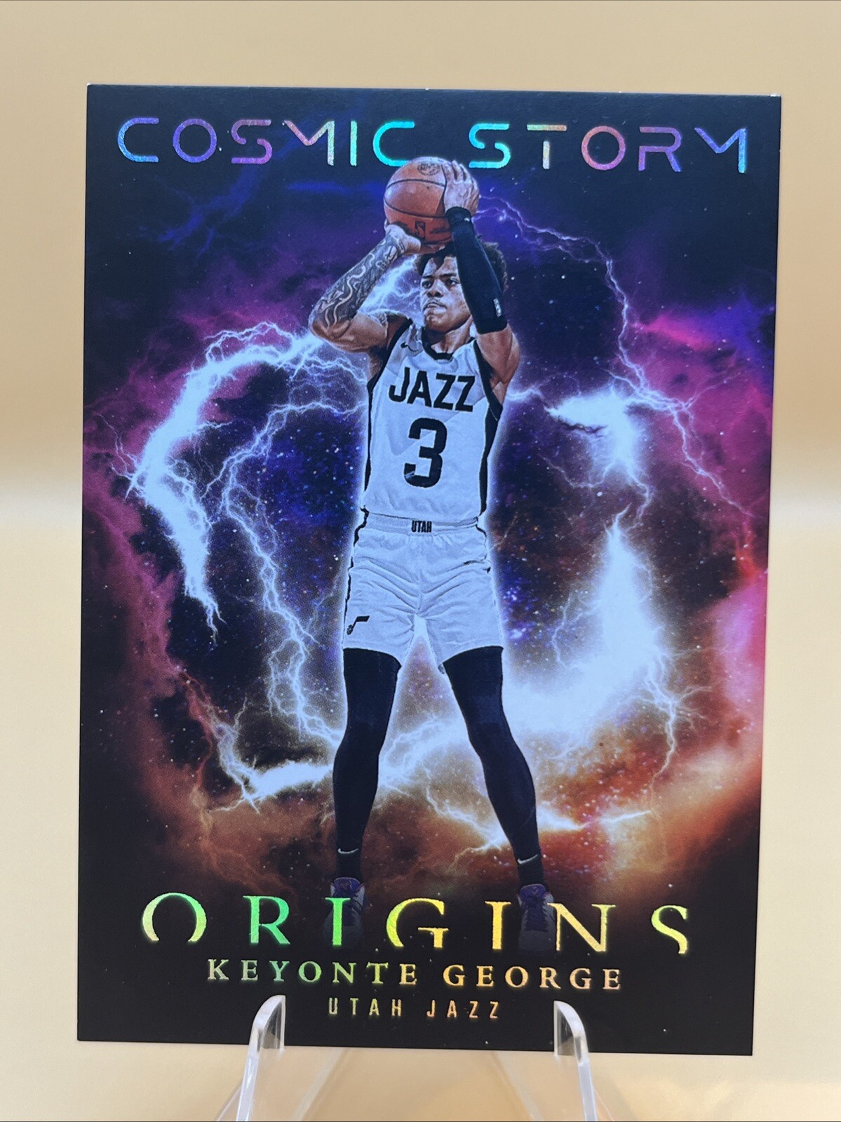 2023-24 Panini Origins NBA Keyonte George Cosmic Storm SSP #21