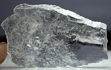 Rare Transparent Natural Glass or Quartz facet Grade Crystal 100% Clean 230 Ct 