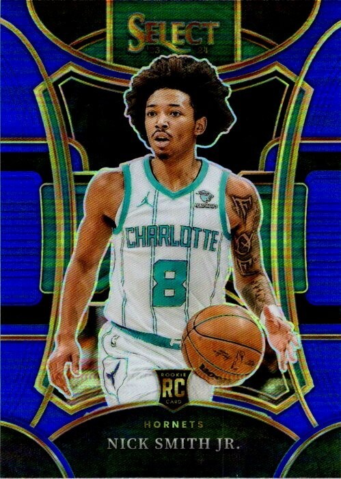 Nick Smith Jr 2023-24 Select Blue Silver Prizm Mezzanine Rookie Card #310