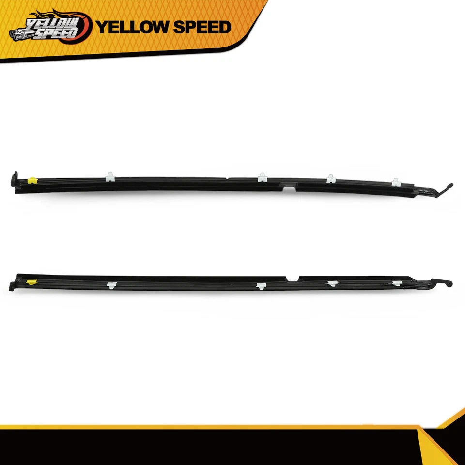 Sellos de resistencia para puerta ventana de vidrio lado derecho e izquierdo aptos para 90-05 Miata MX-5 Foto 3 de 4