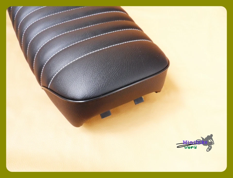 Fit For Yamaha SR400 SR500 Black Seat Complete+White Stitch Black Trim *mi3643* Foto 2 de 4