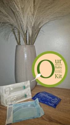 BICTON DICKINSON S. A 2x Home Insemination Kit + Pregnancy Tests BNIP Sterile Syringe Self Sealed Flex