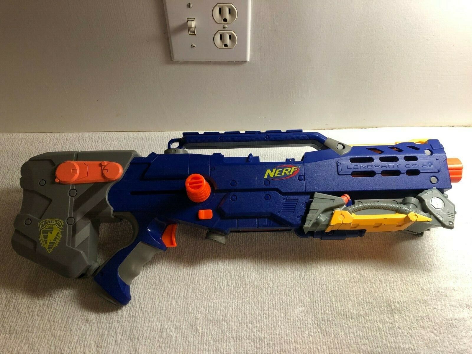 NERF N-STRIKE LONGSHOT CS-6 - Sniper Rifle - Blaster - Gun - Toy - VGC  $99.99 - PicClick AU