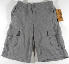 Urban Pipeline Fleece Cargo Shorts Boys Medium Sweats Cotton Blend Gray NWT