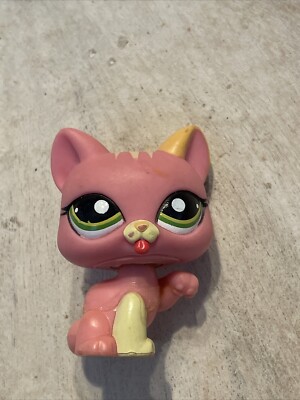 Littlest Pet Shop Authentic LPS #1562 Pink Cat
