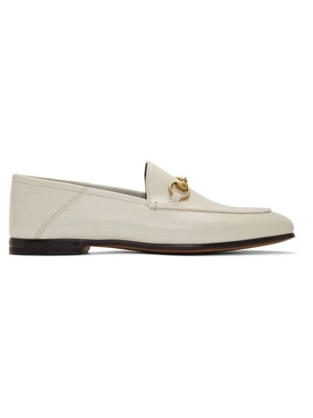 Mocassin femme Gucci Horsebit en cuir blanc taille 37