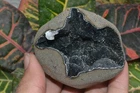 Black chalcedony mineral specimen #8
