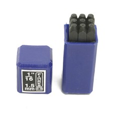 Number Stamp Set 1/16 9pcs for Stamping Metal - 55-408