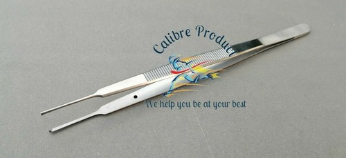 Gerald Tissue Forceps Tweezer 1x2 Teeth O/L 18Cm Veterinary Surgical - Picture 4 of 5