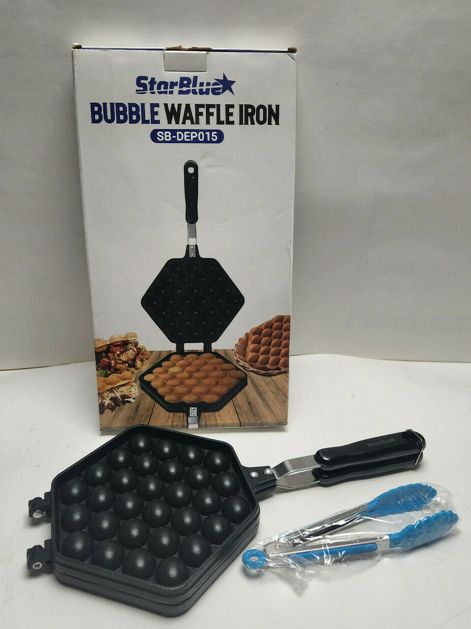 StarBlue Bubble Gas Stovetop Waffle Maker Iron - New in Box