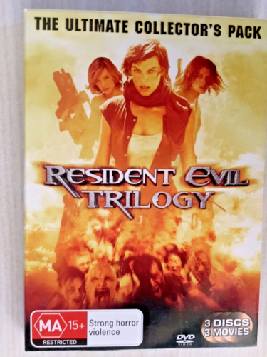 Resident Evil Trilogy Dvd VGC! R4 FAST! FREE! POSTAGE! - Picture 1 of 1