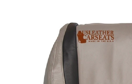 2011 Mazda CX-9 Driver Side Bottom Replacement Leather Seat Cover 2 Tone - Image 4 of 4