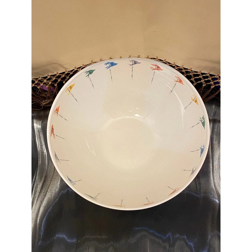 Juego de servir con tema de golf Mikasa “Country Club”/plato redondo para picar plato y tazón dúo. Foto 3 de 4