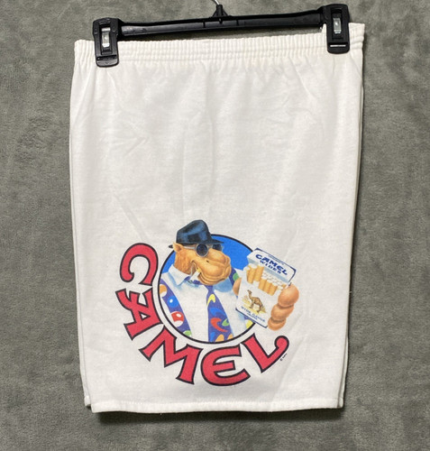 Vintage Deadstock Camel Cigarettes Shorts - White - One Size