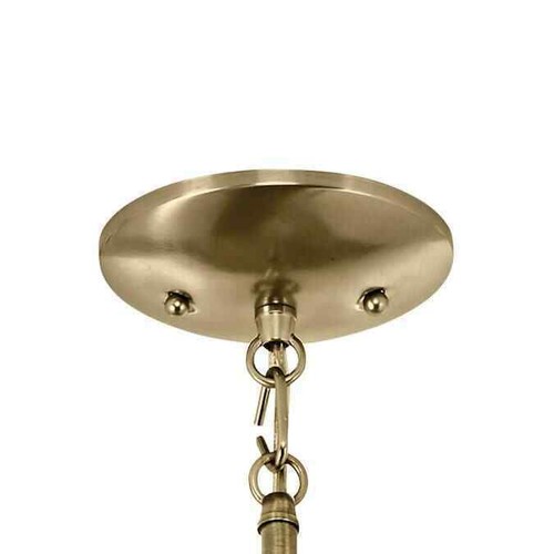 đŸ”¥allen + roth Dystra 6 Light Soft Gold Transitional Chandelier (B10107) - Picture 6 of 6