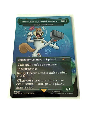 Sandy Cheeks Martial Astronaut 1930 Foil Secret Lair SpongeBob Legends