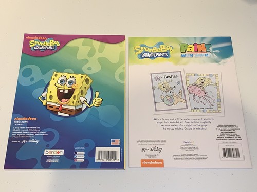 SpongeBob SquarePants Books 'Jumbo Coloring Activity' & 'Paint with Water' 2 Pc - Picture 2 of 9