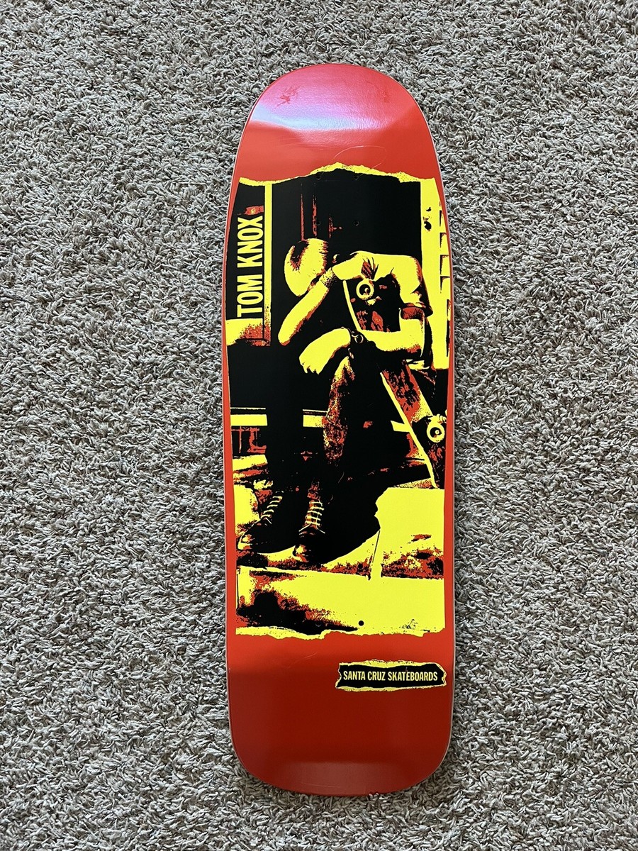 Santa Cruz Tom Knox Punk Reissue Red Yellow Deck 9.89 x 31.75 | eBay