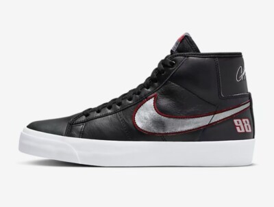 Nike SB Zoom GT Pro Blazer Mid 77 schwarz Silber Größe 45 Neu