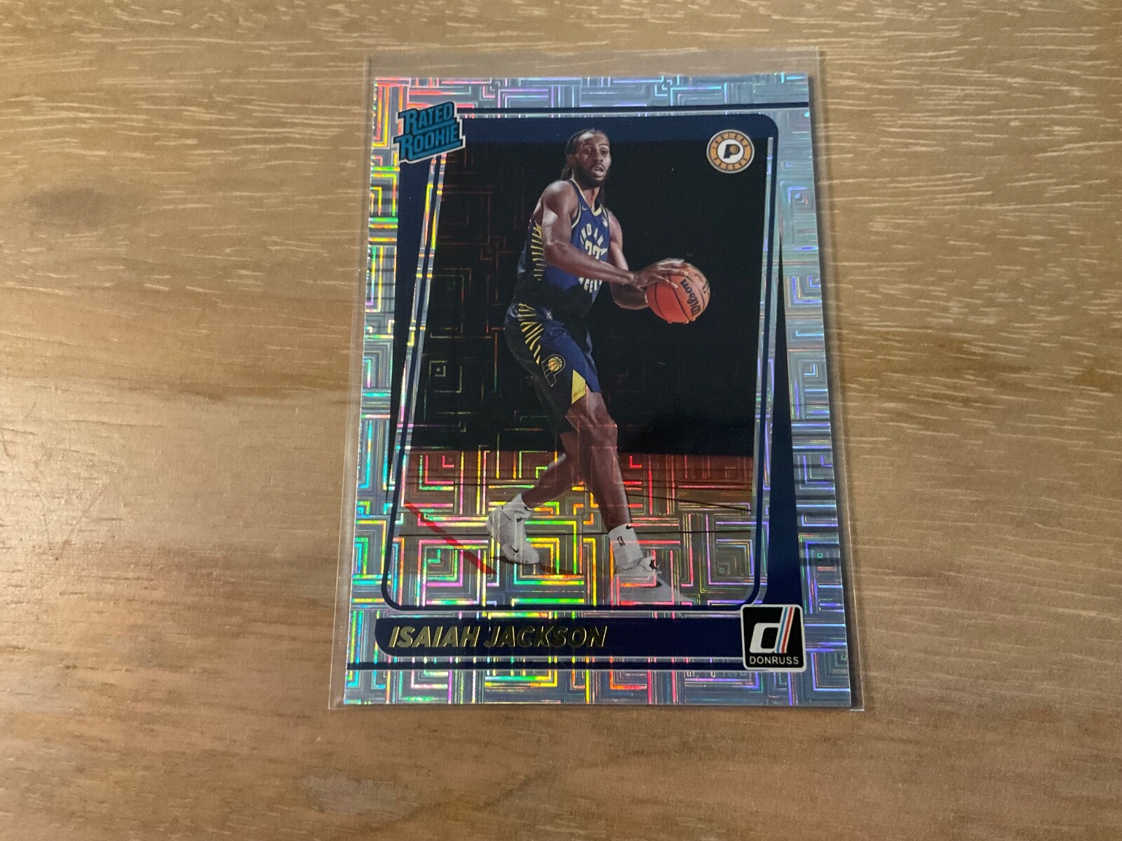 2021-22 Panini Donruss Isaiah Jackson Choice Rated Rookie #217 Indiana Pacers