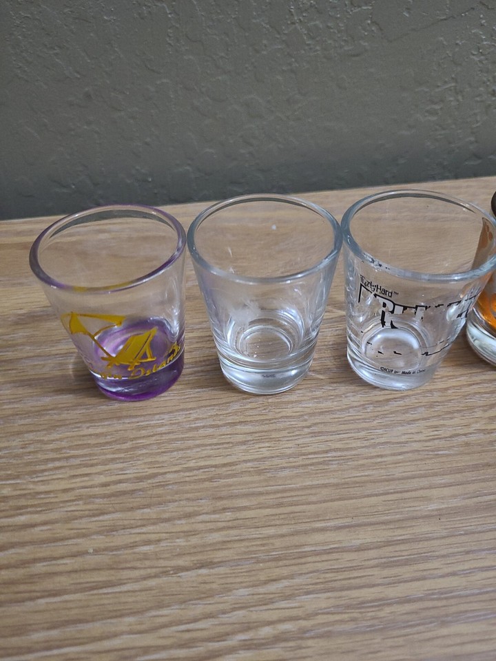 Large Lot 12 Pieces Vintage Shot Glasses eBay
