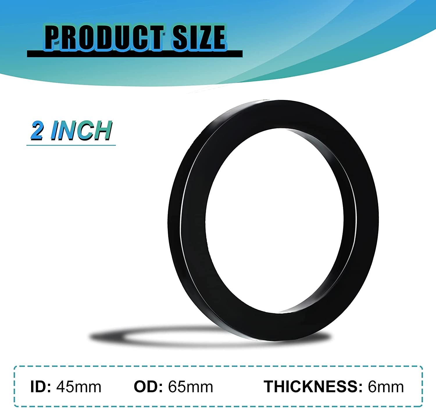 15 Pieces 2 Inch Camlock Gasket Fitting Cam Lock Hose Seal for Female