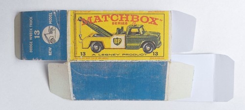 Matchbox RW #13d 1:85 Dodge Tow Truck grün Repro "E" Box Lesney Series-75 - Bild 4 von 4