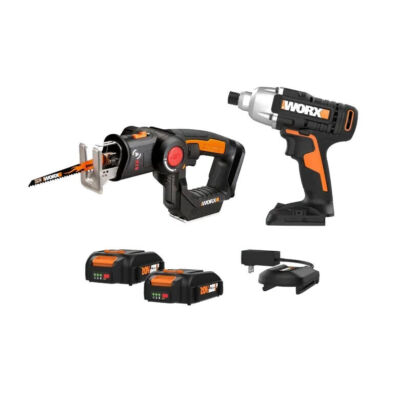 WX914L WORX 20V Axis 2-in-1 Saw & Impact Driver DIY Combo Kit
