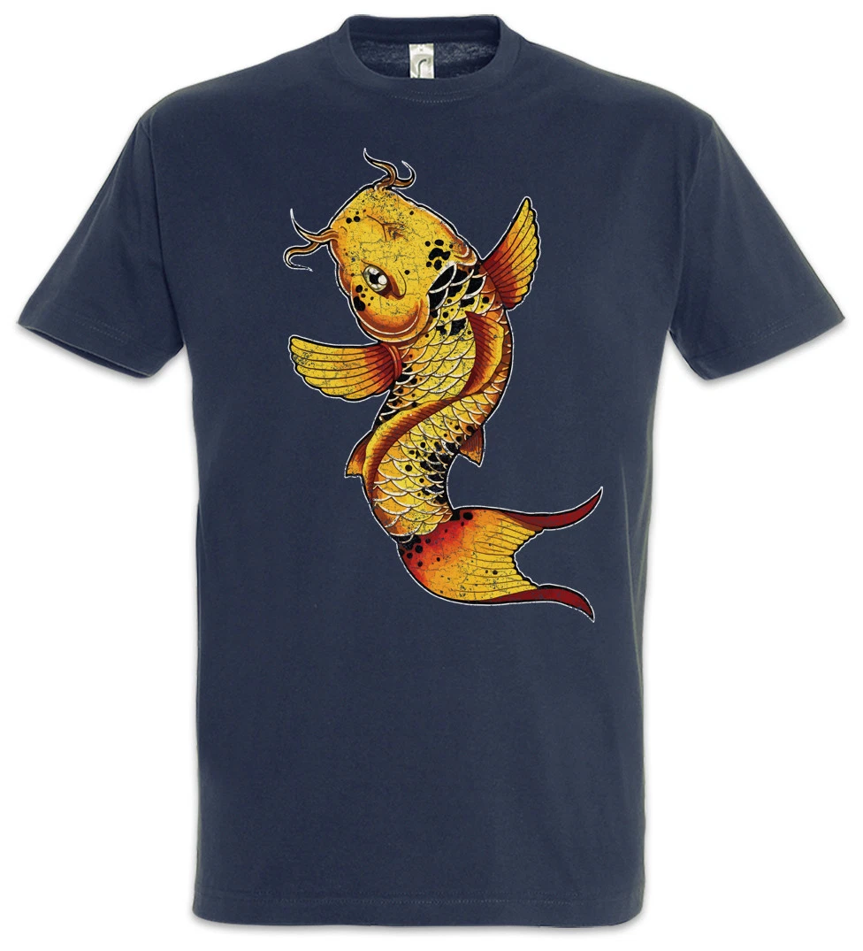 Koi T-Shirt Fish Angler Sea River Catfish Rod and Line Go Fishing