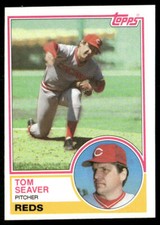 Tom Seaver 1983 Topps #580 Cincinnati Reds