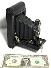 Vintage Kodak Folding Autographic Brownie Camera No. 2 Ball Bearing Shutter 1916