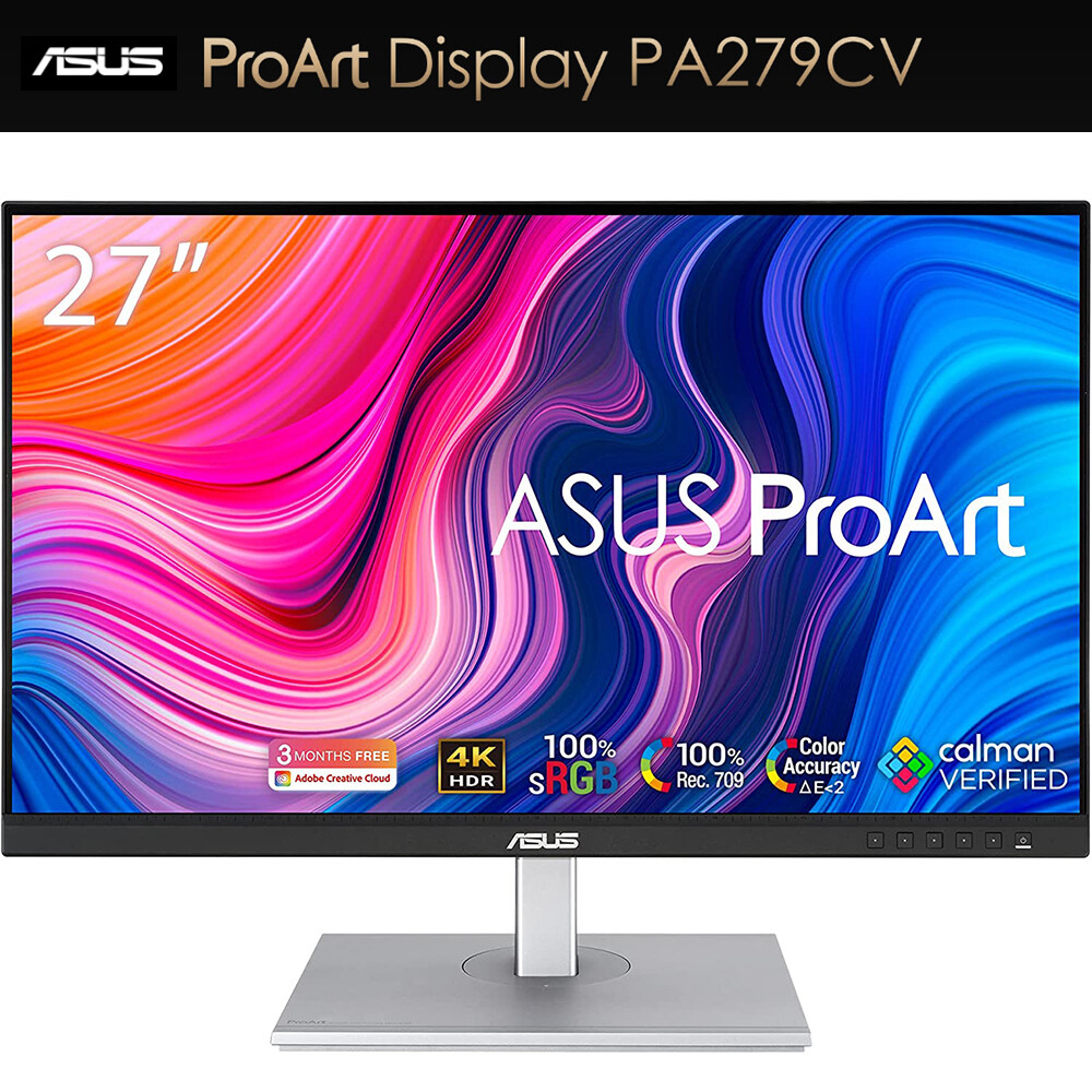 ASUS ProArt PA279CV 27 IPS 4K UHD LED Monitor Built-In ASUS ProArt PA279CV 27 IPS 4K UHD LED Monitor Built-In