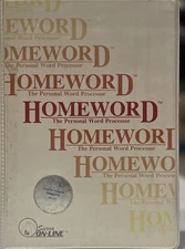 Sierra On-Line HomeWord Word Processor Rare Commodore 64 Big Box Software