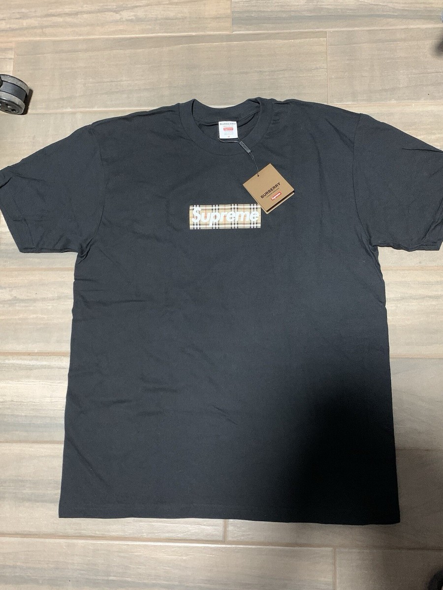 Supreme®/Burberry® Box Logo Tee L バーバリー シュプリーム 22SS