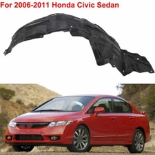 Front Left Driver Side Fender Liner Splash Shield For Honda Civic Sedan 2006-11