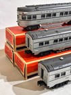 LIONEL NICE 2421 22 23 SILVER GRAY TOP PASSENGER CARS W/ BOXES/SLIPS 1950-51 LF — photo 8