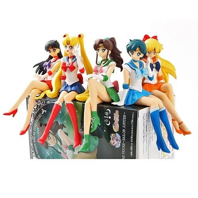 Sailor Moon Hino Rei 13,5 cm PVC Puppe - süßes Autozubehör Sammelfigur