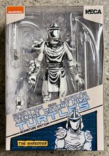 NECA TMNT Shredder Signature Edition Eastman & Laird s Black White Figure NEW