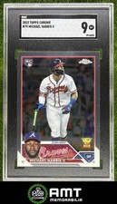 Michael Harris II RC SGC 9 2023 Topps Chrome Atlanta Braves #79 6825